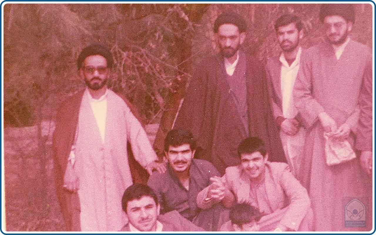 الشهيد السيد إبراهيم الخوئي والسيد محمد علي الرباني والسيد هادي الشيرازي