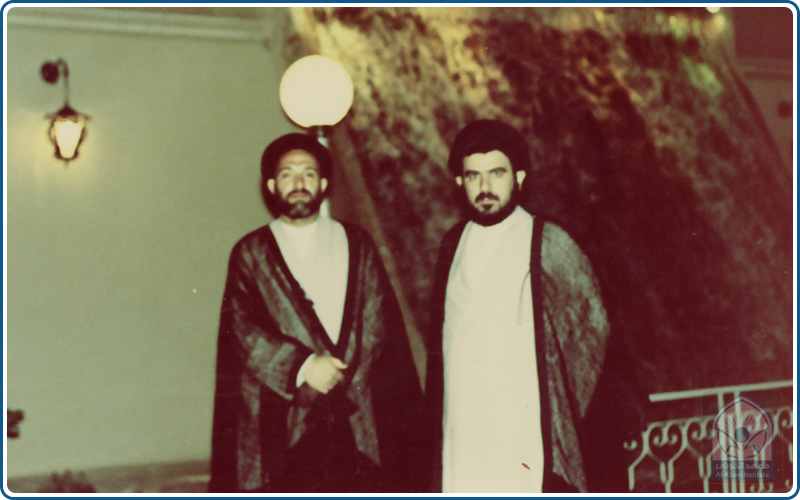 السيد محمد تقي الخوئي و السيد أمين الخلخالي